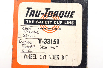 Tru-Torque T-33151 Wheel Cylinder Kit NOS