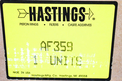 Hastings AF359 Air Filter NOS