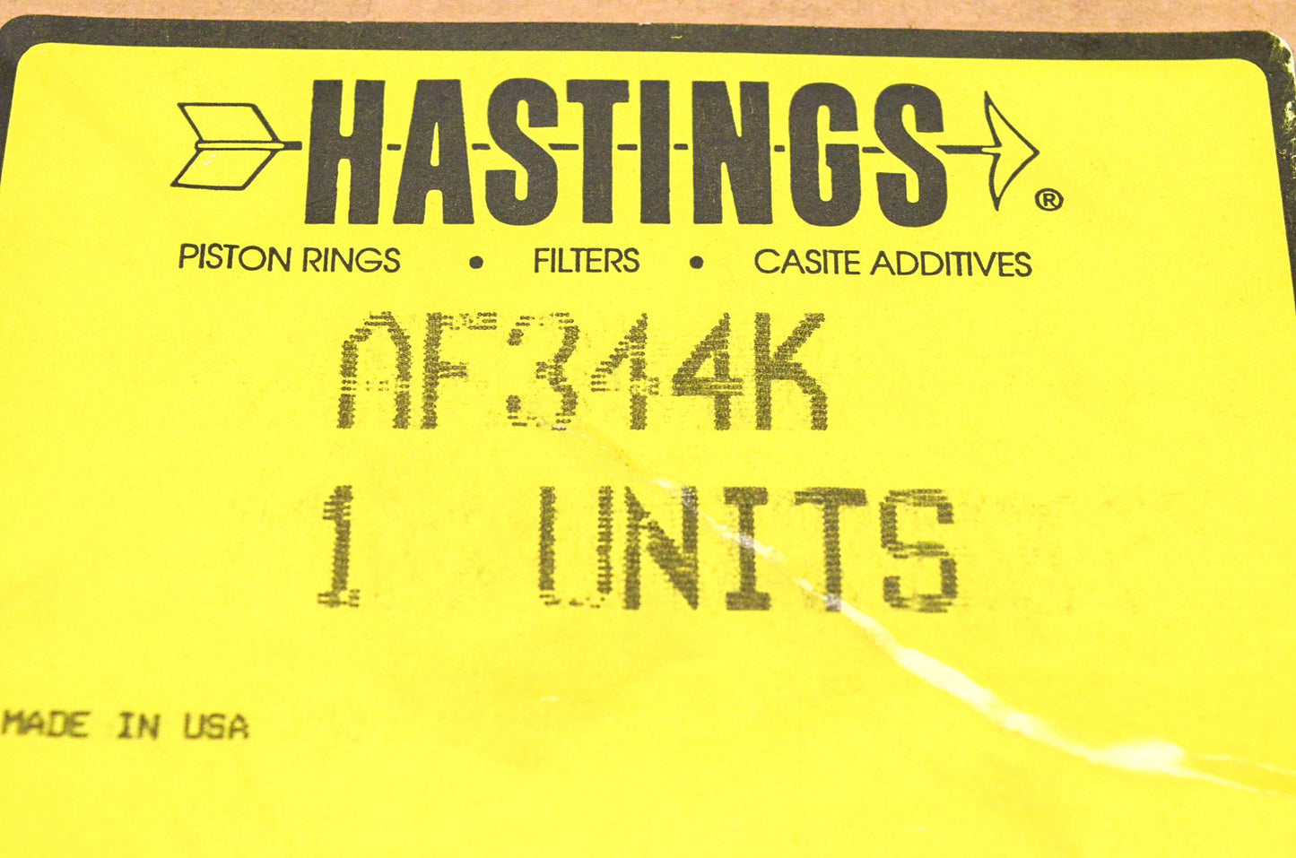 Hastings AF344K Air Filter NOS