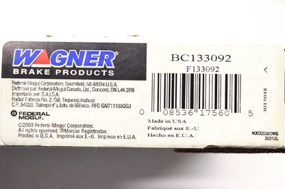 Wagner BC133092, F133092 Brake Cable NOS
