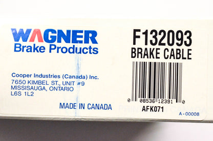 Wagner F132093 Brake Cable NOS