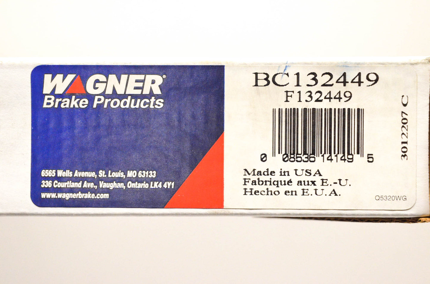 Wagner BC132449, F132449 93 Ford E-250 Econoline Parking Brake Cable NOS