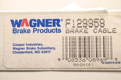 Wagner F129959 Mercury 90 Colony 91 Grand Marquis Parking Brake Cable NOS