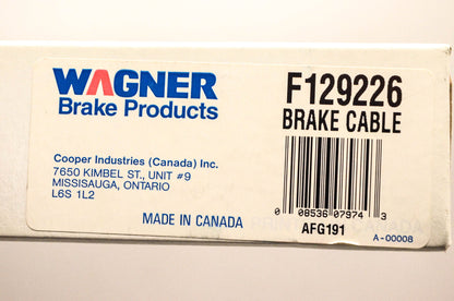 Wagner F129226 96-97 Ford F-150 F-350 F Super Duty Parking Brake Cable NOS