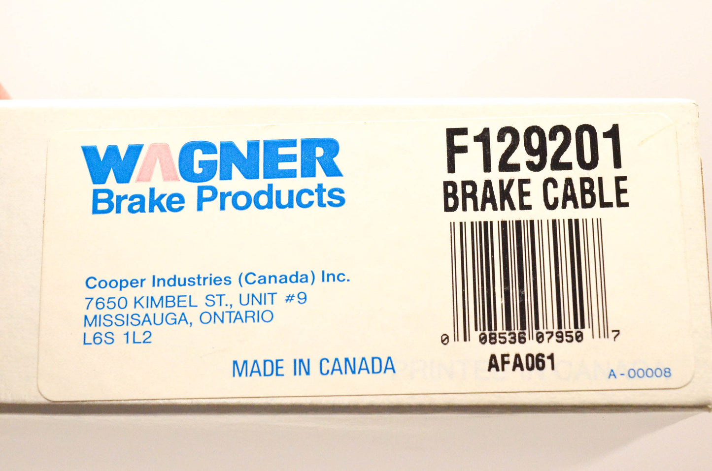 Wagner F129201 88 Lincoln Continental 94 Ford Taurus Parking Brake Cable NOS