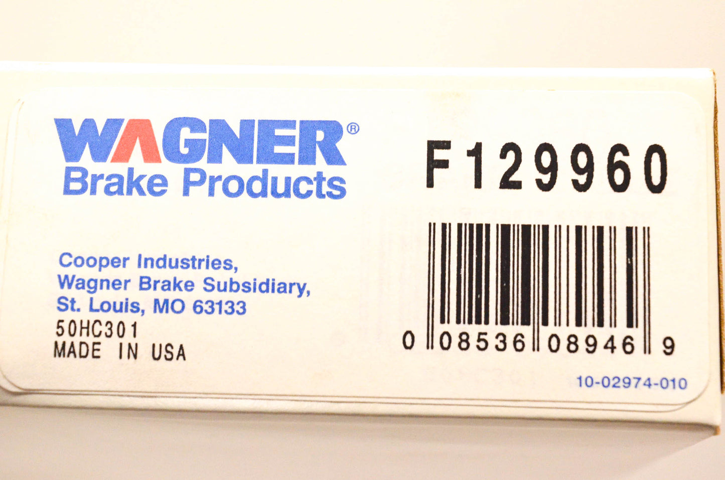 Wagner F129960 90-91 Ford Mercury Parking Brake Cable NOS