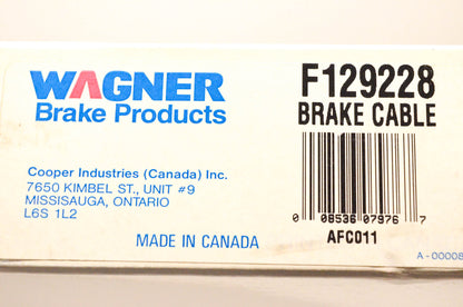 Wagner F129228 fits 1997 Ford F-250 F-350 Parking Brake Cable NOS