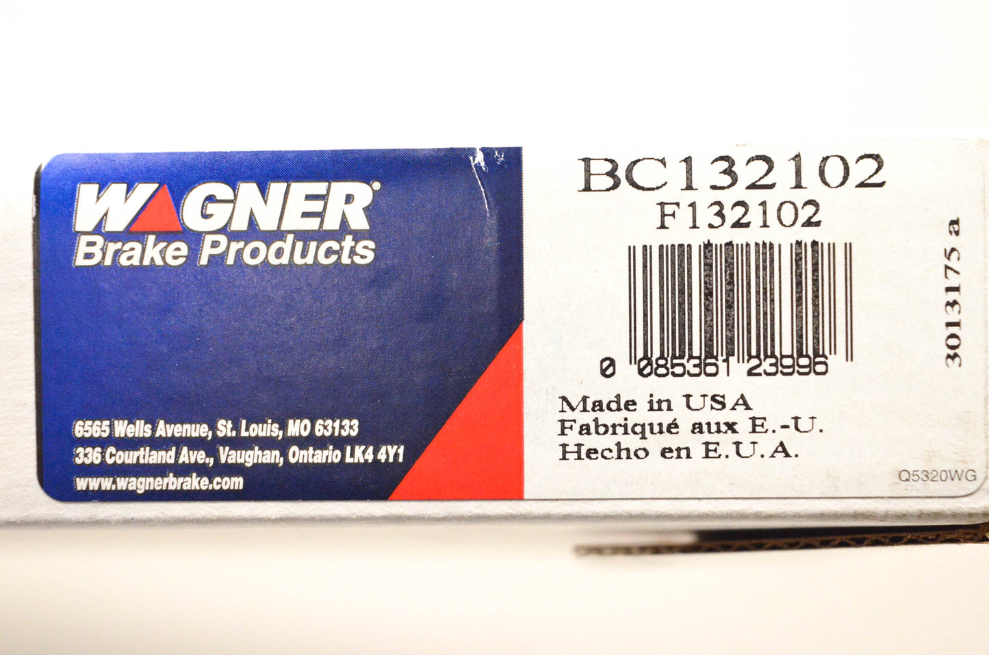 Wagner BC132102, F132102 93 Mazda Navajo 94 Ford Explorer Parking Brake Cable NOS