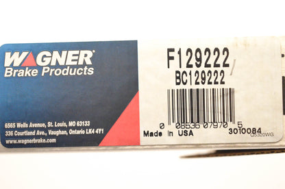 Wagner BC129222, F129222 Ford E-150 Econoline Parking Brake Cable NOS