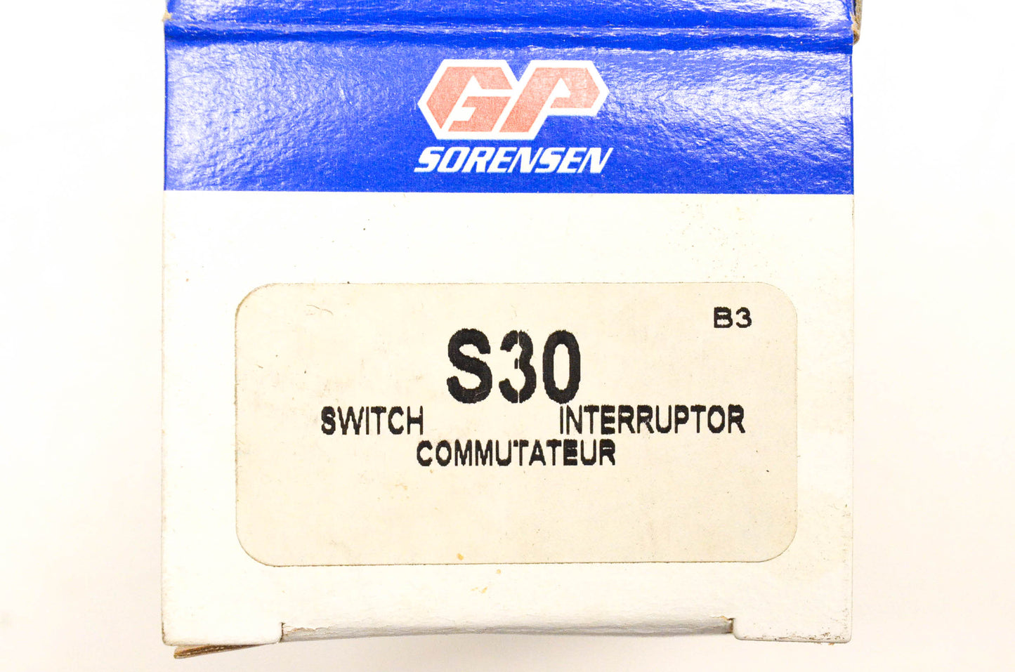 GP Sorensen S30 Ignition Switch NOS