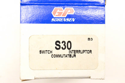 GP Sorensen S30 Ignition Switch NOS