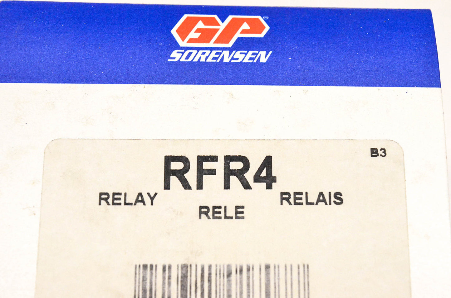 GP Sorensen RFR4 Fan Motor Relay NOS