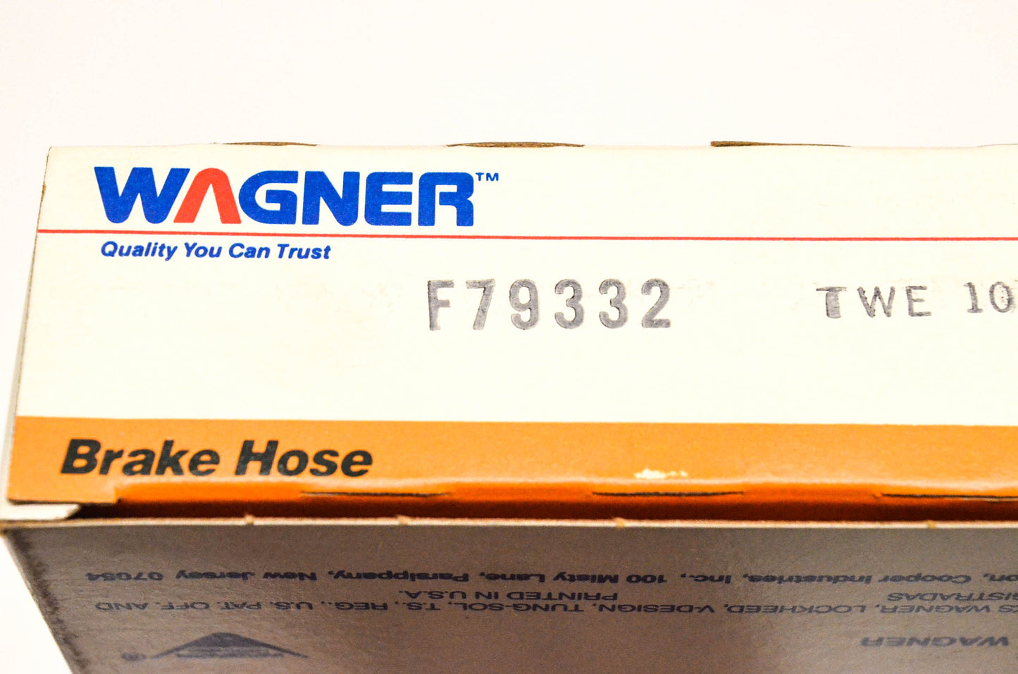 Wagner F79332 Brake Hose NOS