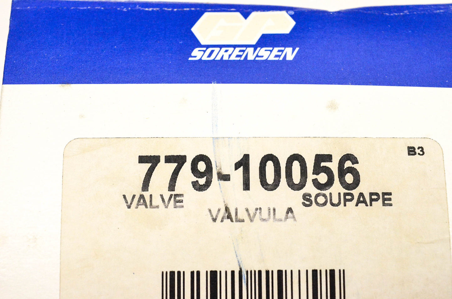 GP Sorensen 779-10056 Valve NOS