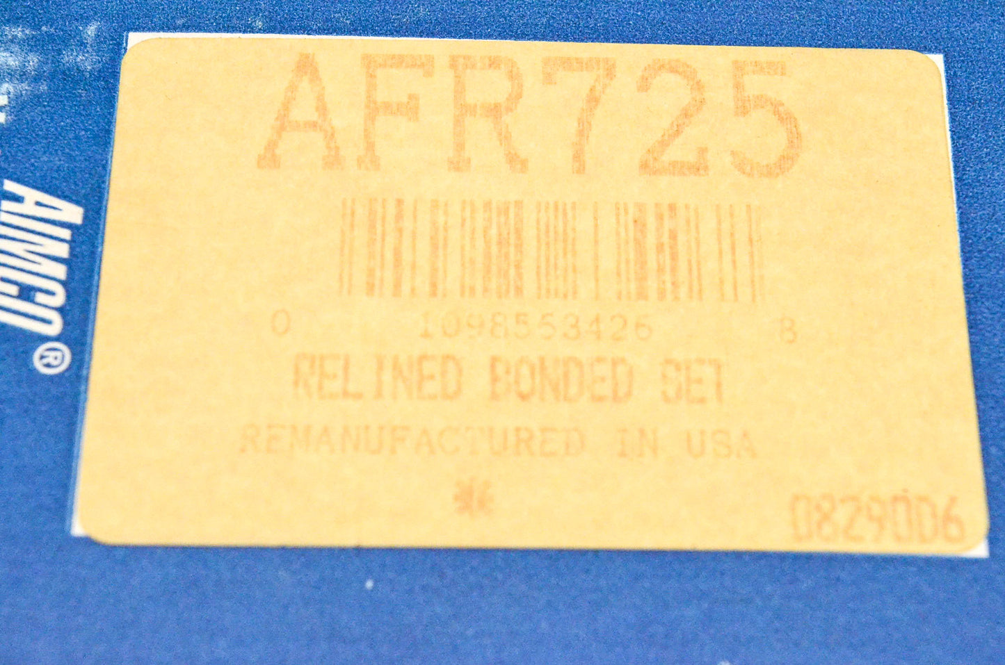 Aimco AFR725 Remanufactured Brake Shoe Kit NOS