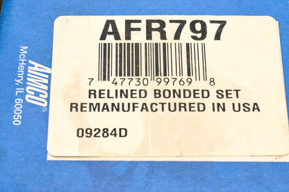 Aimco AFR797 Remanufactured Brake Shoe Kit NOS