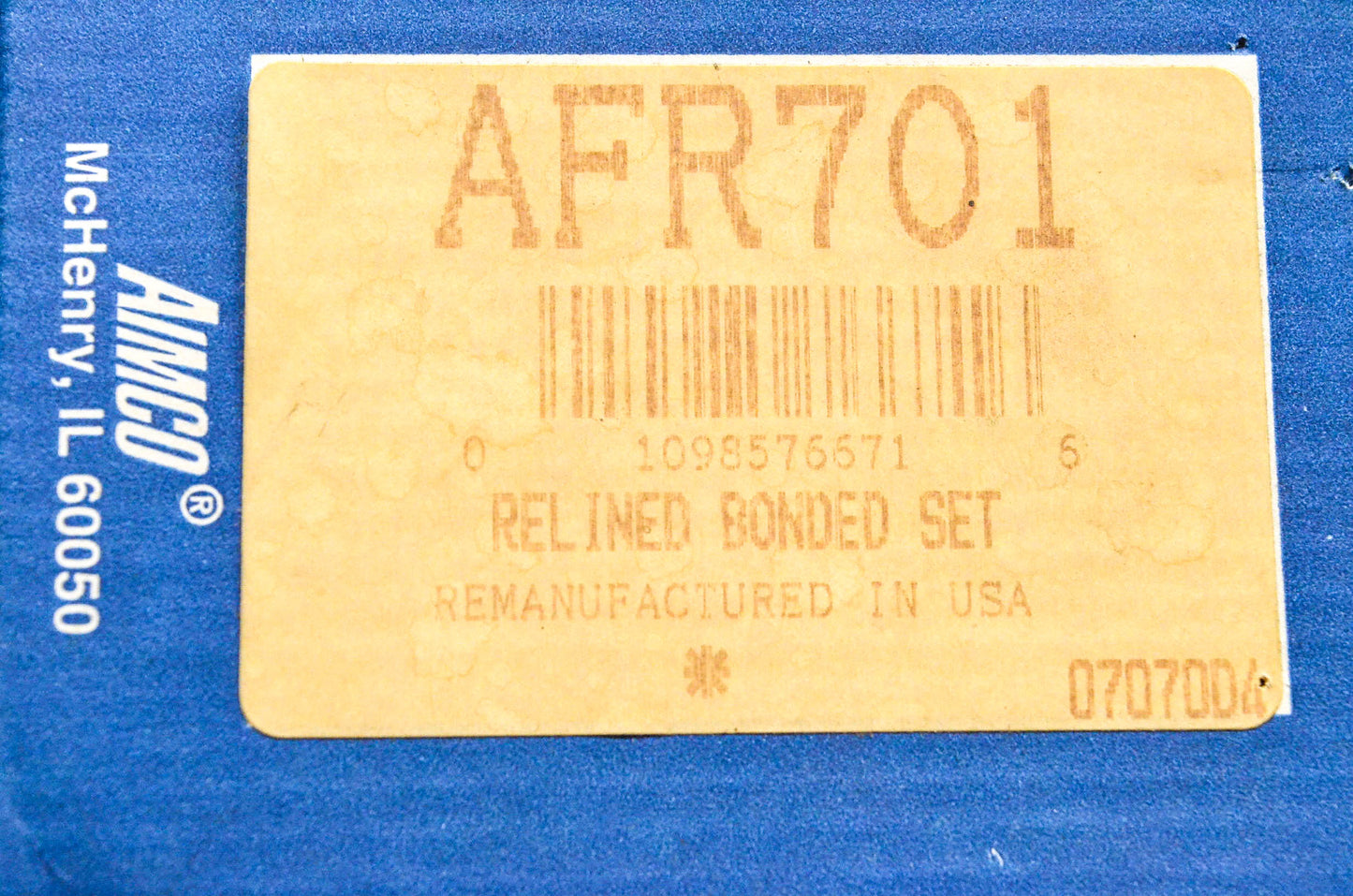 Aimco AFR701 99-04 Jeep Grand Cherokee Remanufactured Brake Shoe Kit NOS