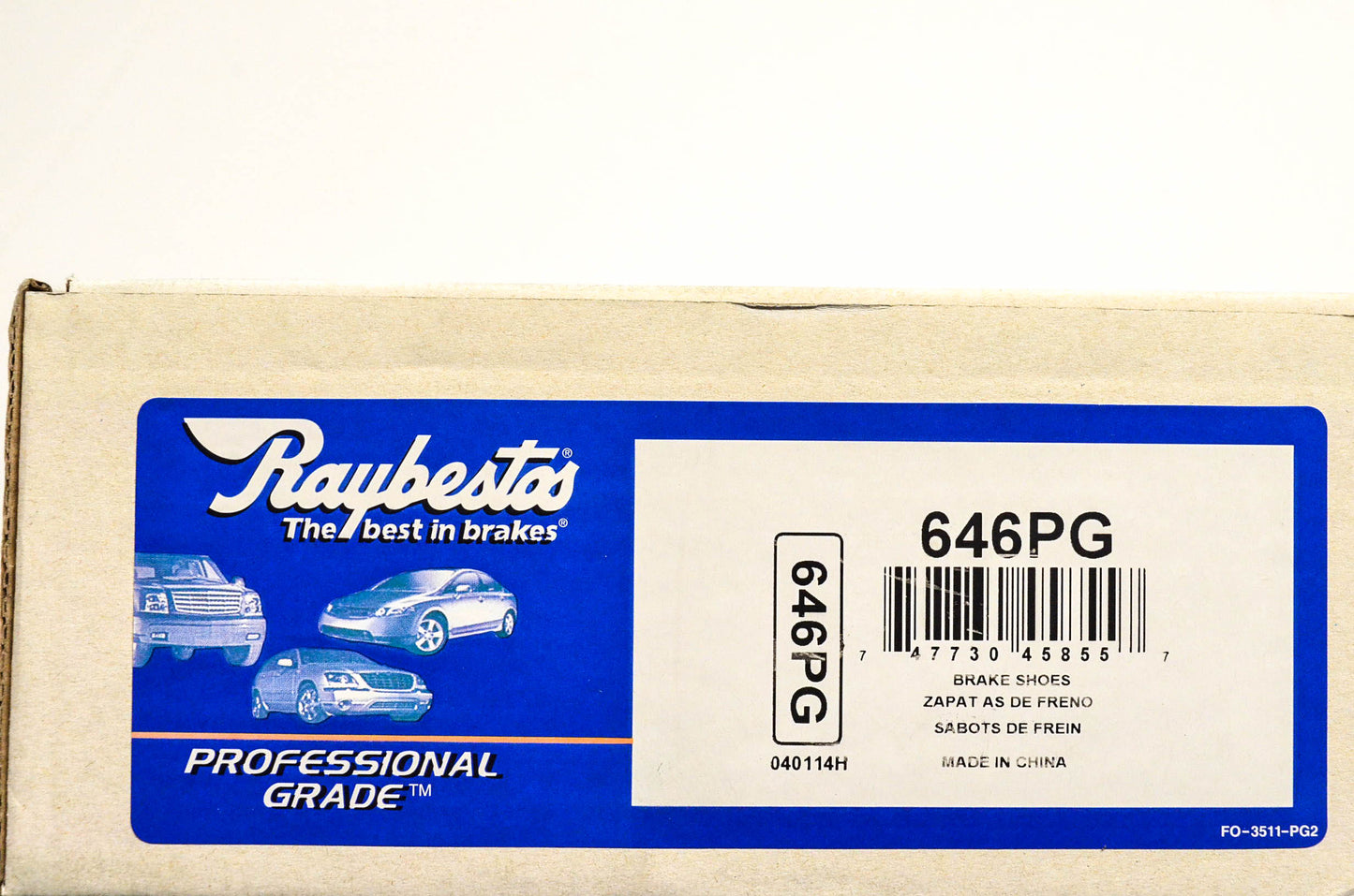 Raybestos 646PG Brake Shoe Kit NOS