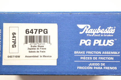 Raybestos 647PG Brake Shoe Kit NOS