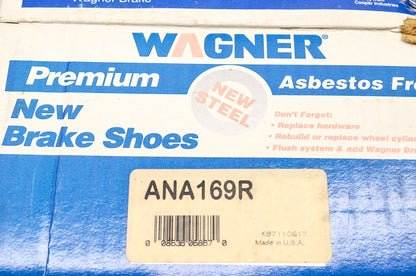 Wagner ANA169R 1982 Ford F-100 Rear Brake Shoe Kit NOS