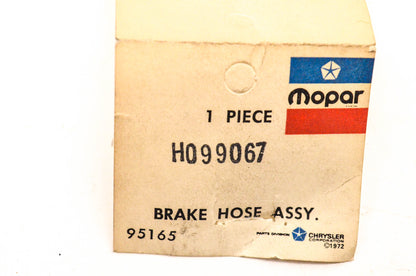 Mopar H099067, H-99067, H99067 Brake Hose NOS