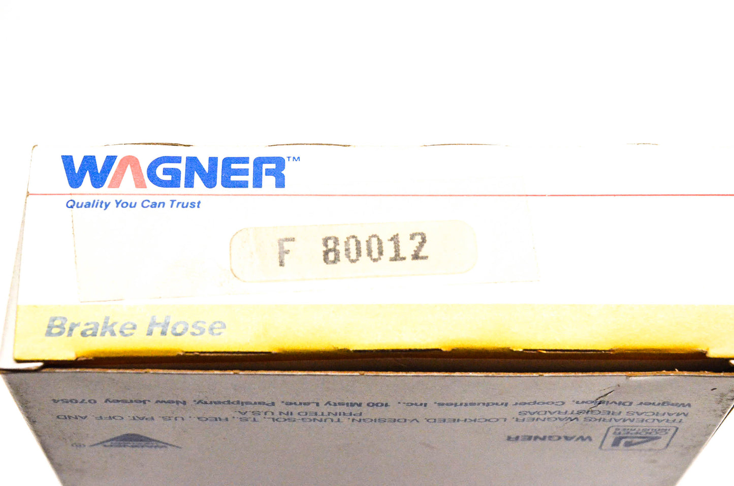 Wagner F80012 1974-75 Ford Maverick Mercury Comet Brake Hydraulic Hose NOS