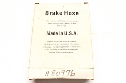 Aftermarket H80976 Brake Hydraulic Hose Front Left NOS