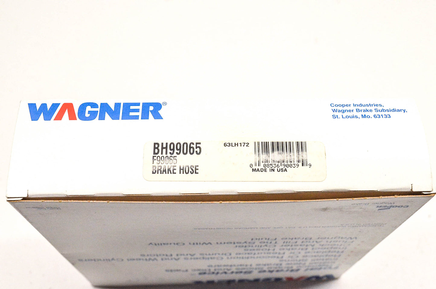 Wagner BH99065, F99065 Brake Hose NOS