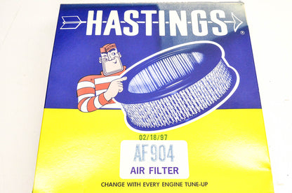 Hastings AF904 Air Filter For 1987-1990 Tercel 1.5L NOS