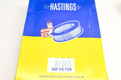 Hastings AF863 Air Filter NOS