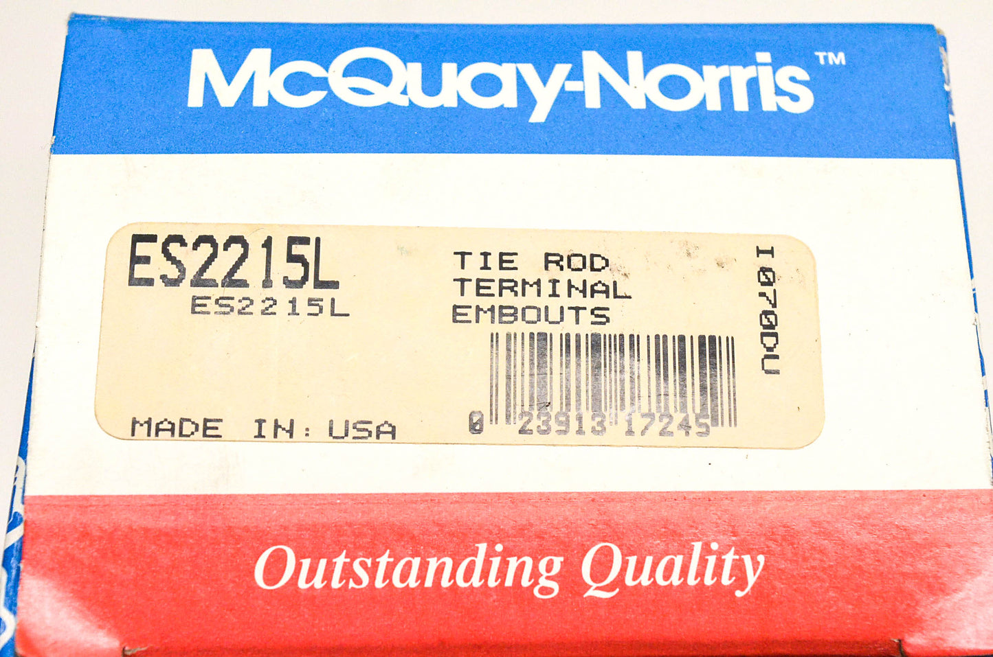 McQuay-Norris ES2215L Tie Rod End Kit NOS