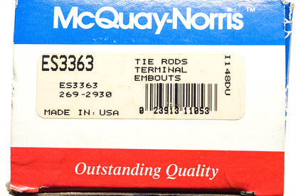McQuay-Norris ES3363, 2692930 Tie Rod End Kit NOS