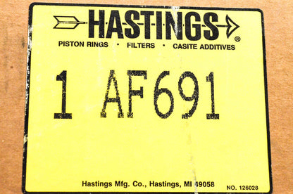 Hastings AF691 Air Filter NOS