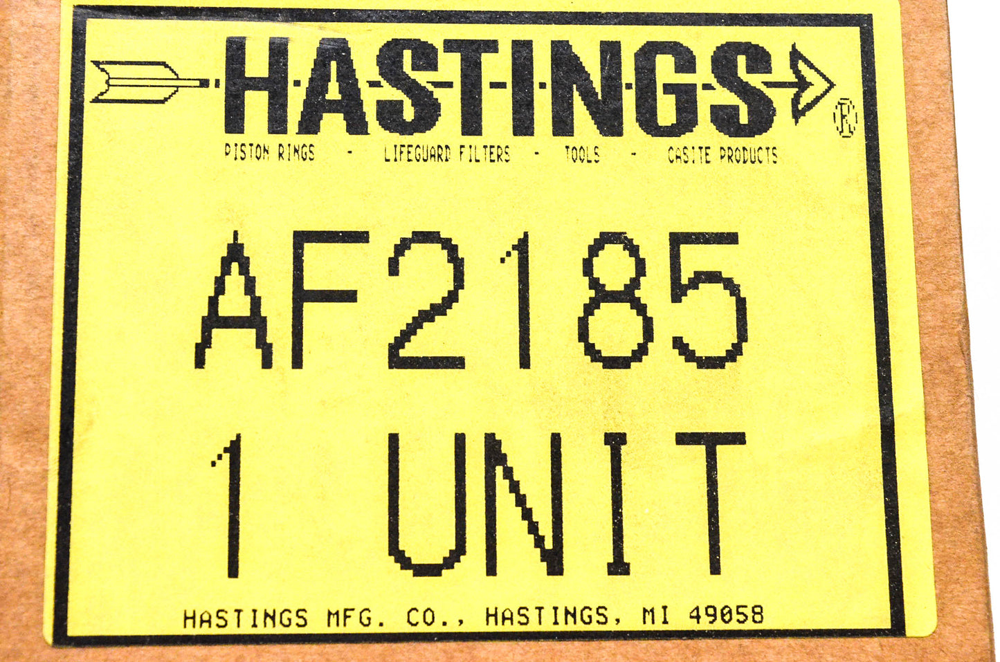 Hastings AF2185 Air Filter NOS