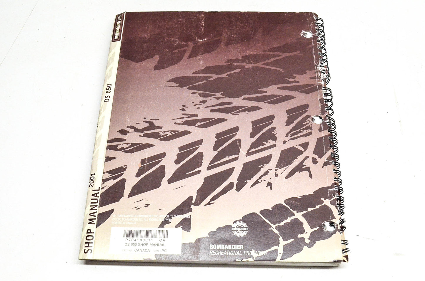 Bombardier 704100011 DS650 2001 Shop Manual