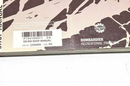 Bombardier 704100011 DS650 2001 Shop Manual