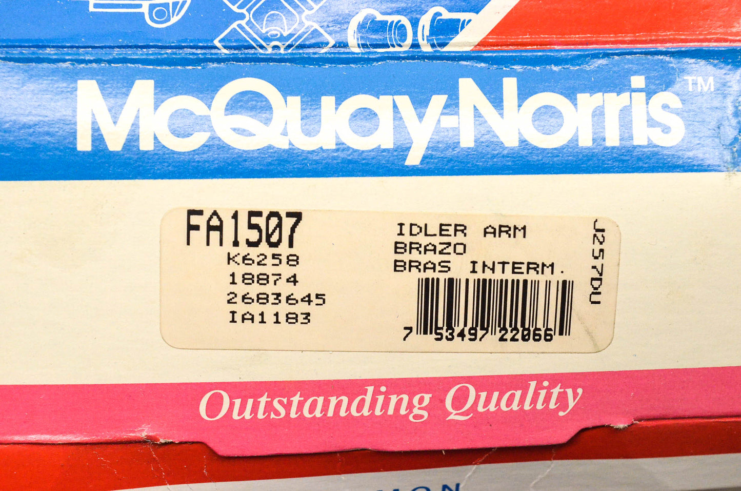 McQuay-Norris Left Idler Arm Kit for 1985-1990 Astro & Safari NOS