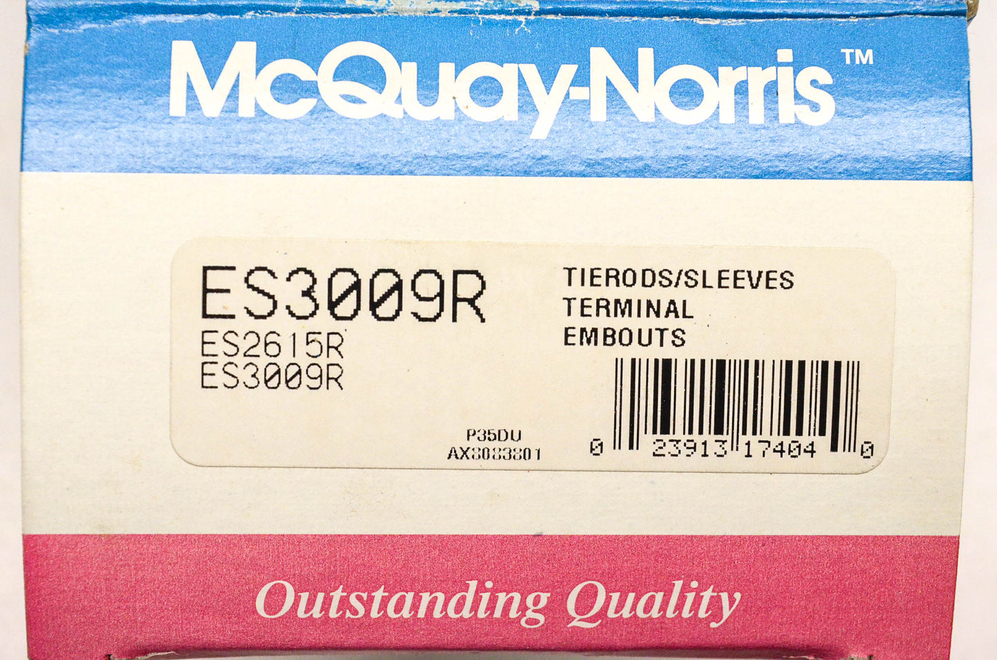 McQuay-Norris ES3009R Left Tie Rod End Kit for 1985-1997 Ford F-350 4WD NOS