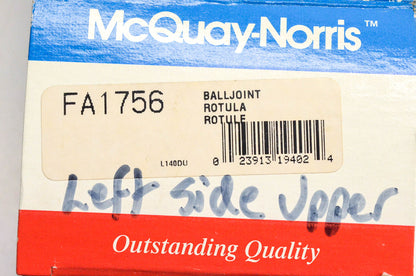 McQuay-Norris FA1756 Ball Joint Kit NOS