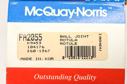 McQuay-Norris FA2055, K9453, 2601367 Ball Joint Kit NOS