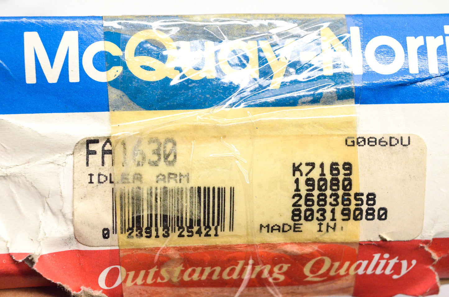 McQuay-Norris FA1630, K7169, 2683658 Idler Arm Kit NOS