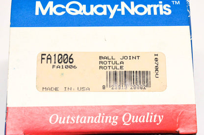 McQuay-Norris FA1006 Front Lower Ball Joint Kit NOS