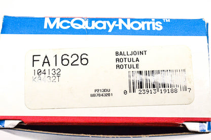McQuay-Norris FA1626, K8432T Front Upper Ball Joint Kit NOS