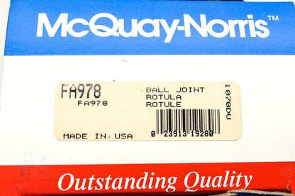 McQuay-Norris FA978 Ball Joint Kit NOS