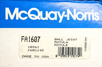 McQuay-Norris FA1607, 10367, 2601245 Ball Joint Kit NOS