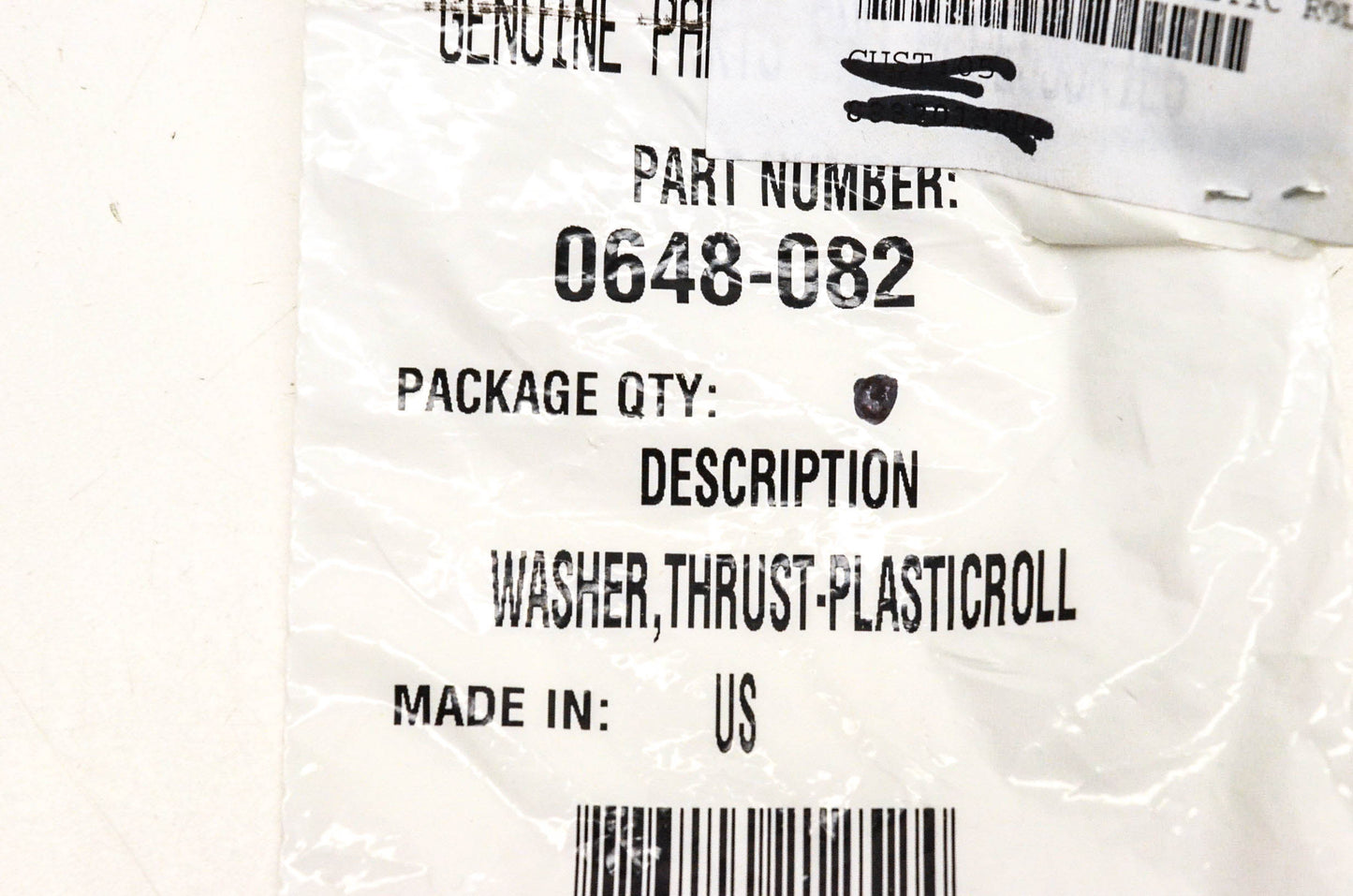 New OEM Arctic Cat 0648-082 Plastic Roller Thrust Washers Qty 2 NOS