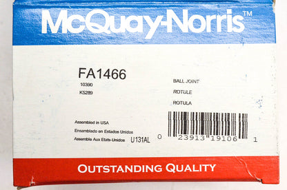 McQuay-Norris FA1466, 10390, K5289 Ball Joint Kit NOS