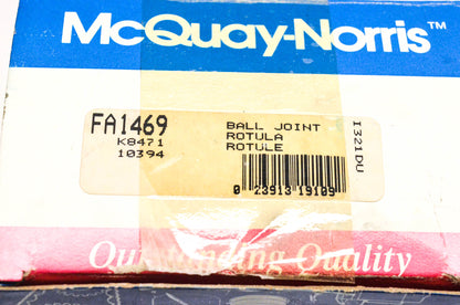 McQuay-Norris FA1469, K8471, 10394 Ball Joint Kit NOS