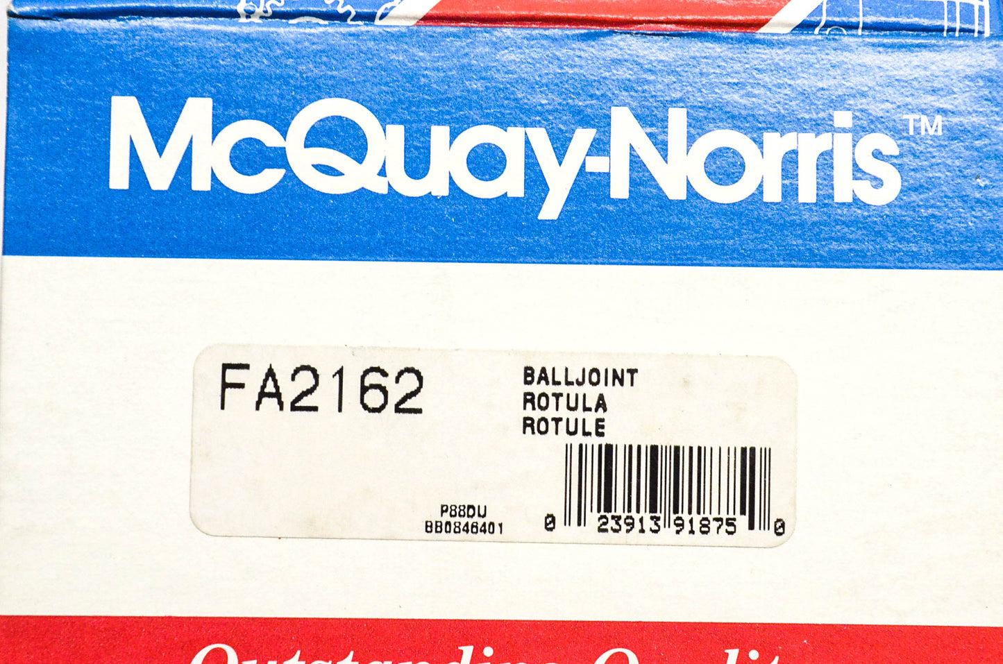 McQuay-Norris FA2162 Ball Joint Kit NOS