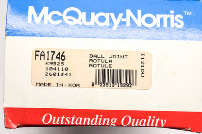 McQuay-Norris FA1746, K9525, 2601341 Ball Joint Kit NOS